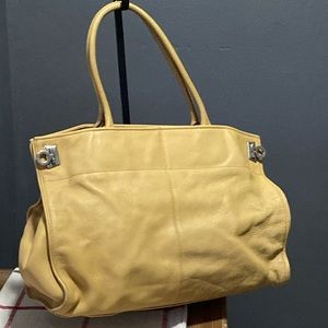 Roomy Levenger Bag With Twist Locks